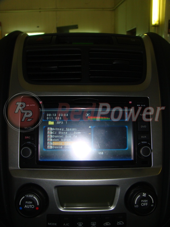 Установленная автомагнитола RedPower для Kia Cerato