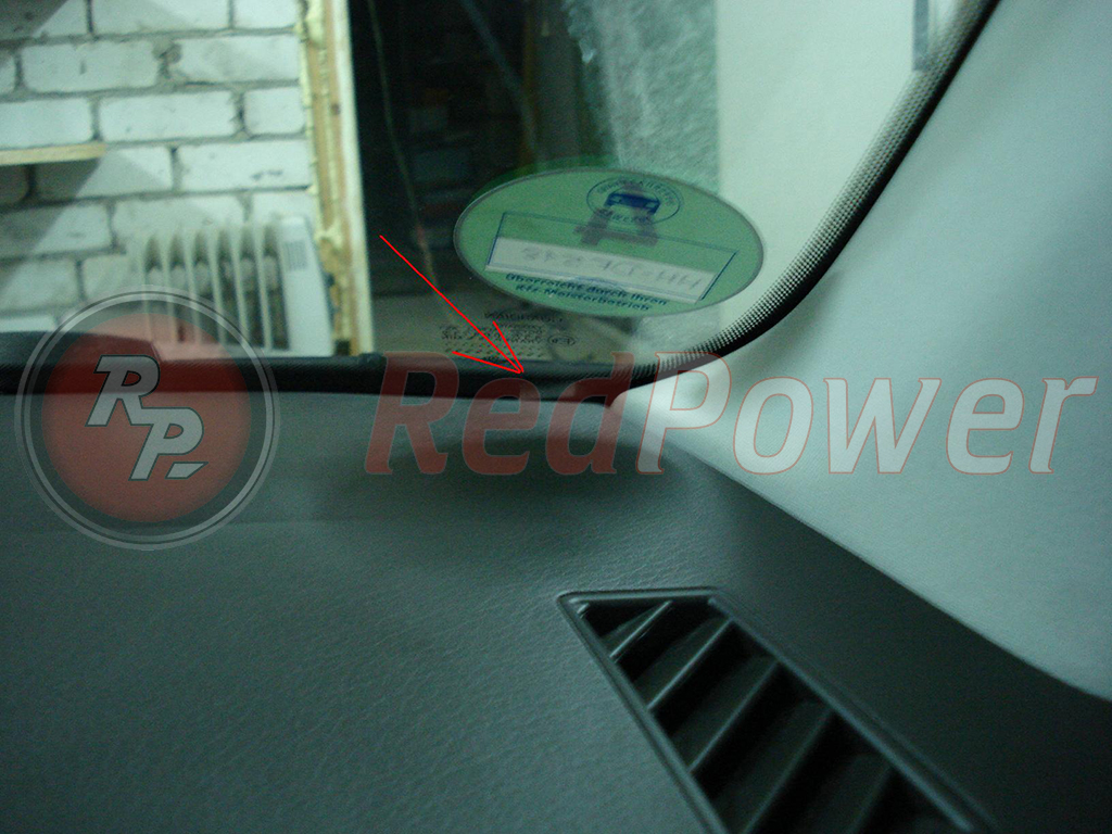Скрытая установка GPS-антенны RedPower