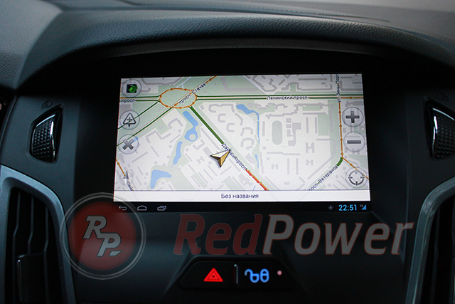 Карты установленные на автомагнитолу RedPower