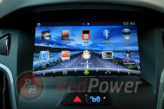Главное меню автомагнитолы RedPower для Ford Главное меню автомагнитолы RedPower для Ford