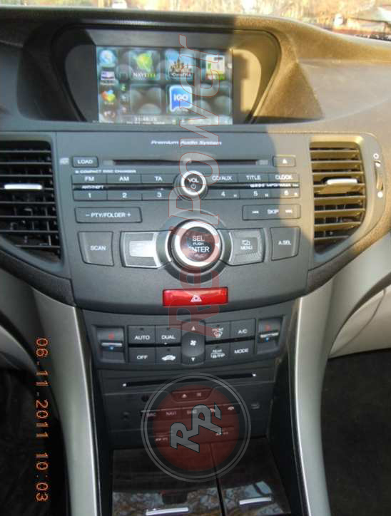 Установленная автомагнитола RedPower для Honda Accord