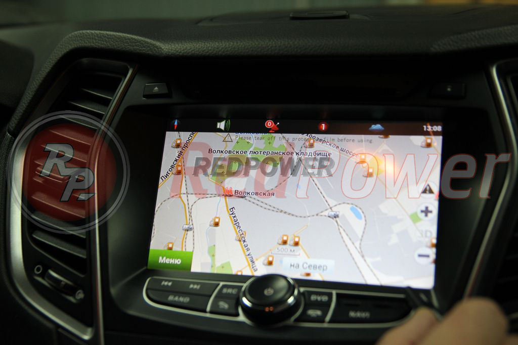 Карты в автомагнитоле RedPower