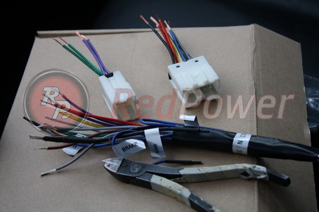 Разъёмы для подключения магнитолы RedPower в Nissan Murano