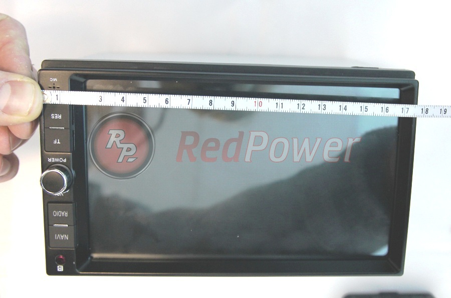 Размеры магнитолы RedPower