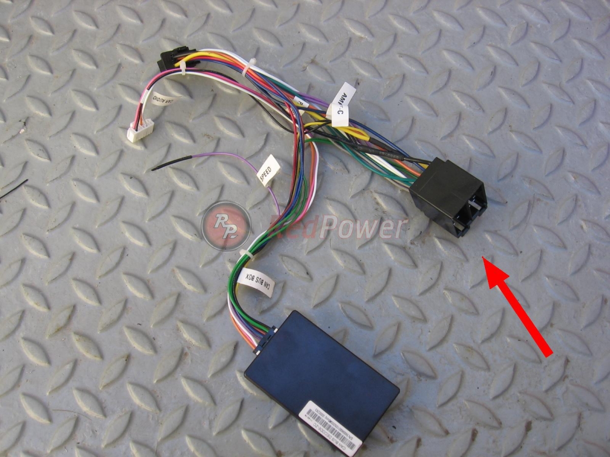 Проводка для подключения усилителя радио-антенны к магнитоле RedPower