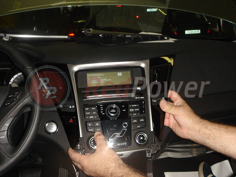 Установка автомагнитолы RedPower в Hyundai Sonata 