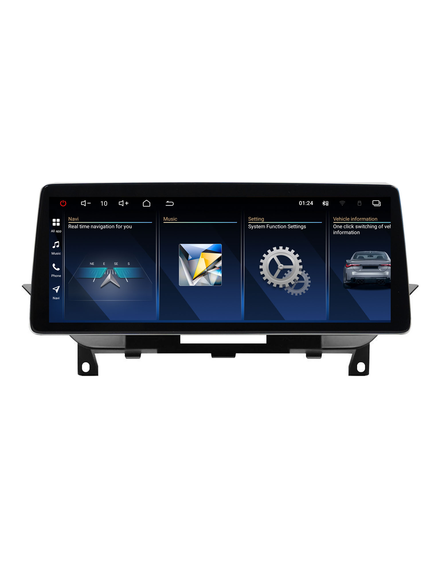 Автомагнитола RedPower 85601XL SPLIT для BMW X1 (E84) 1-поколение (10.2009-05.2015) без CIC