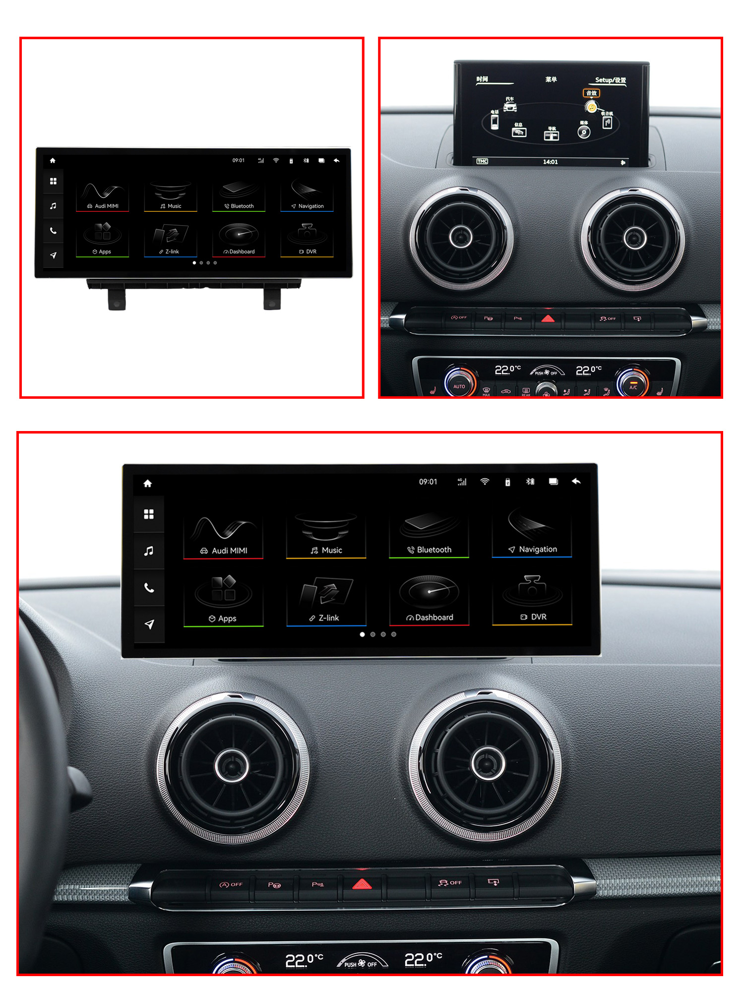 Автомагнитола RedPower 85248XL SPLIT для Audi A3 (8V) (2013-2015) Автомагнитола RedPower 85248XL SPLIT для Audi A3 (8V) (2013-2015)