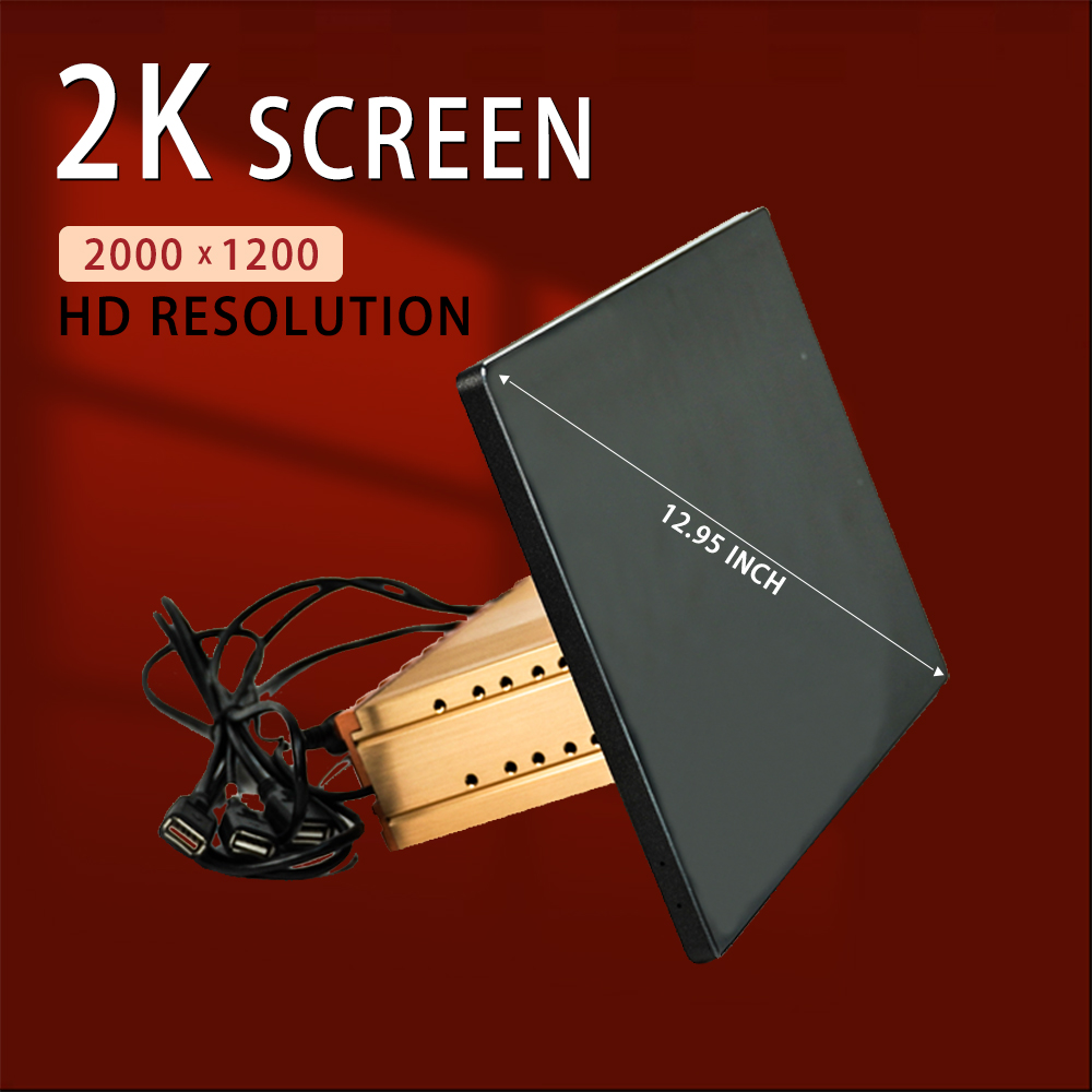 Широкоформатный сменный 2К экран RedPower 12,9' дюймов для автомагнитолы 