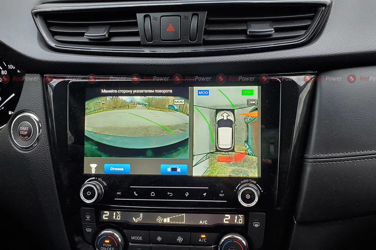 Установка автомагнитолы Redpower k 51301 R IPS DSP в Nissan Qashqai