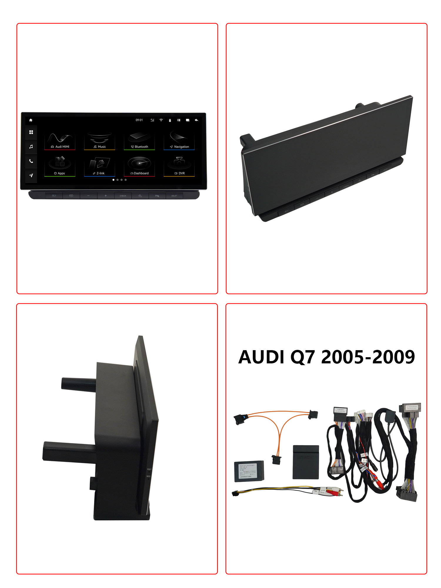 Автомагнитола RedPower 85252XLL SPLIT для Audi Q7 (2005-2009) [Автомагнитола RedPower 85252XLL SPLIT для Audi Q7 (2005-2009)