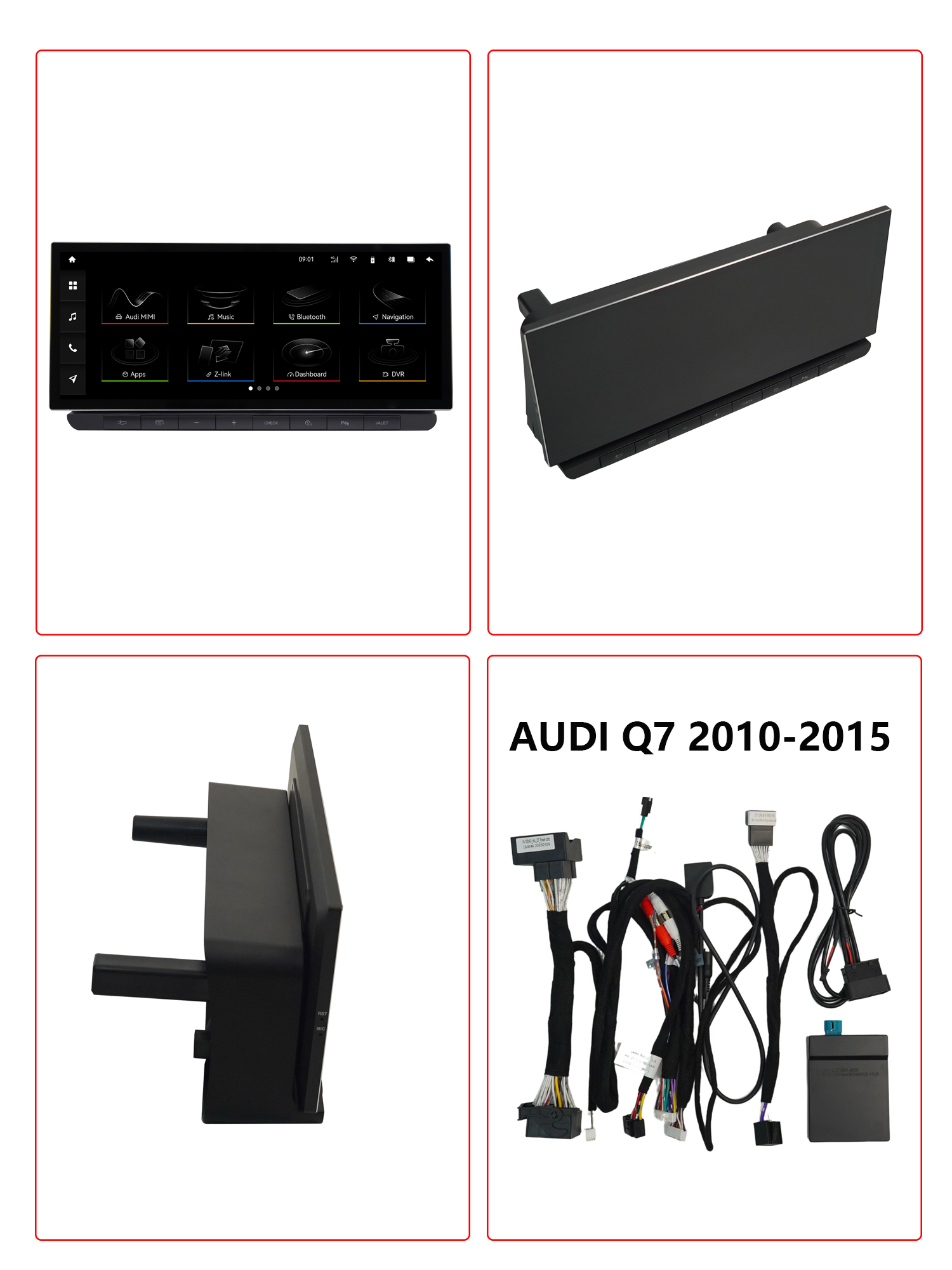 Автомагнитола RedPower 85252XLH SPLIT для Audi Q7 (2010-2016) с MMI HIGH Автомагнитола RedPower 85252XLH SPLIT для Audi Q7 (2010-2016) с MMI HIGH