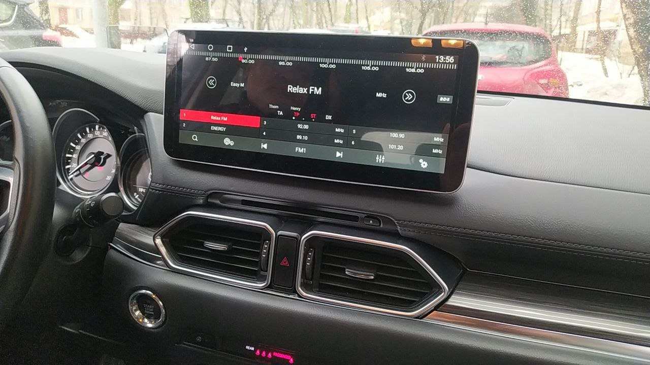 Установленная Автомагнитола RedPower с 2К экраном в размере 12,3 дюйма для Mazda CX-5 2-поколение (11.2016-03.2022)