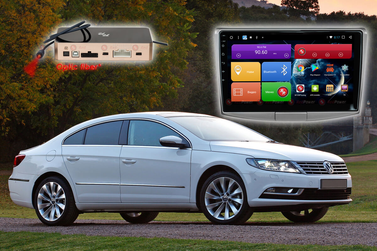 Штатное головное устройство Volkswagen Passat CC, B6 автомагнитола Redpower 31400 R IPS DSP Android