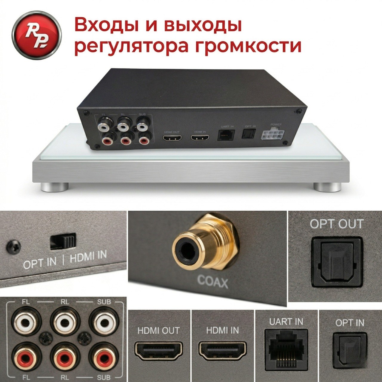 Регулятор громкости для сторонних процессорных усилителей и DSP