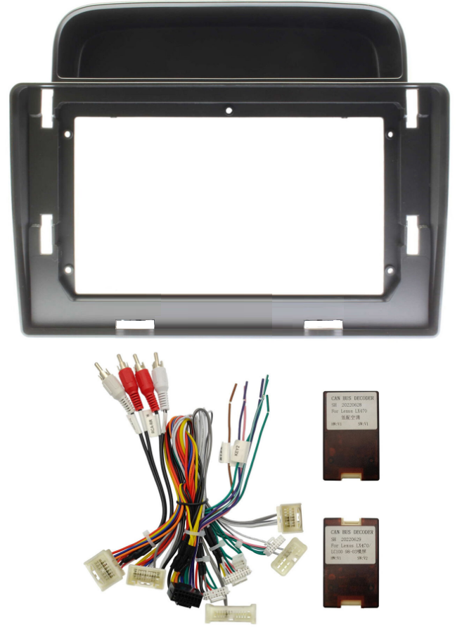 Автомагнитола RedPower 85583TOP для Toyota Land Cruiser 100 и Lexus LX470 (1998-2002) для авто с цветным экраном