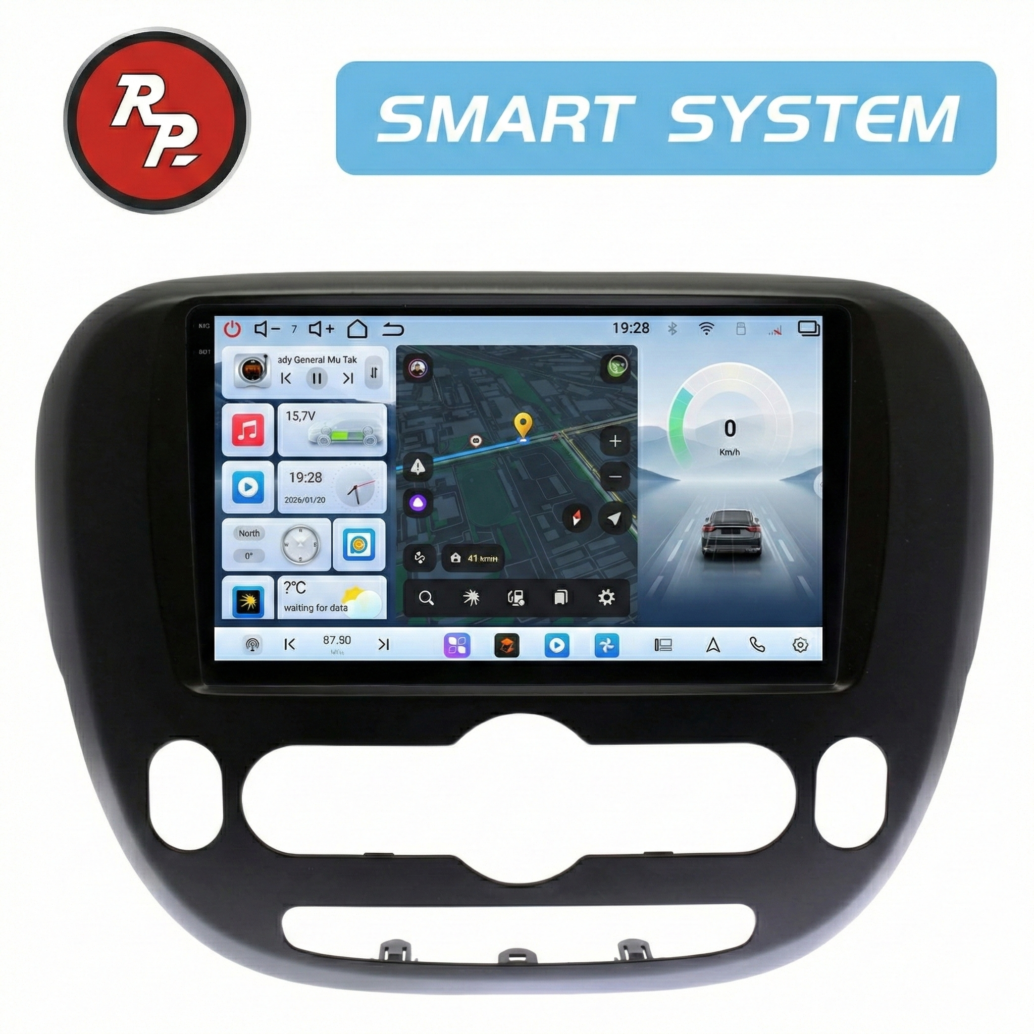 Автомагнитола RedPower 80044M для KIA Soul 2-поколение PS с климат-контролем (04.2014-12.2019) матовая Автомагнитола RedPower 80044M для KIA Soul 2-поколение PS с климат-контролем (04.2014-12.2019) матовая