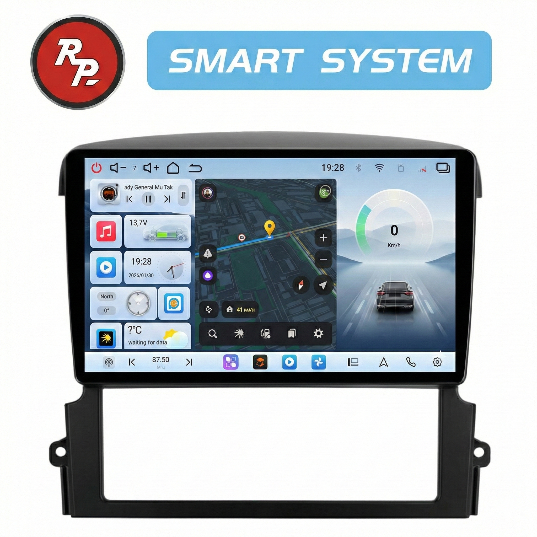 Автомагнитола RedPower 80046 для Kia Sorento 1-поколение рестайлинг, BL (04.2006-01.2011)