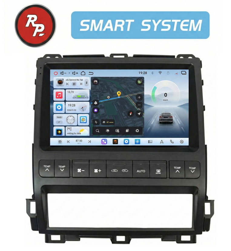 Автомагнитола RedPower 80282BOX для Toyota Land Cruiser Prado 120 (01.2002-12.2009) с штатной навигацией