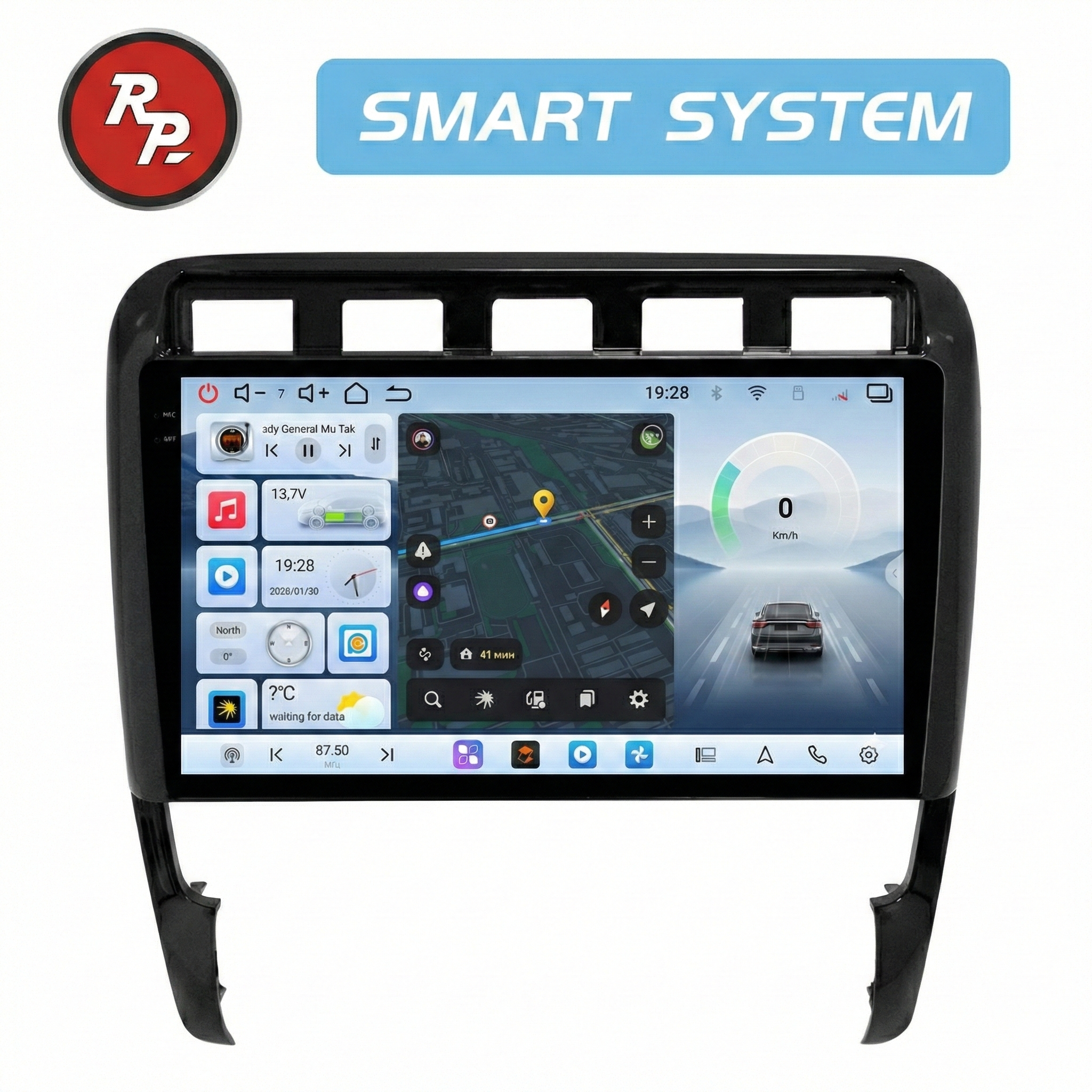 Автомагнитола RedPower 80305 для Porsche Cayenne 1-поколение 9PA (12.2002-03.2010)