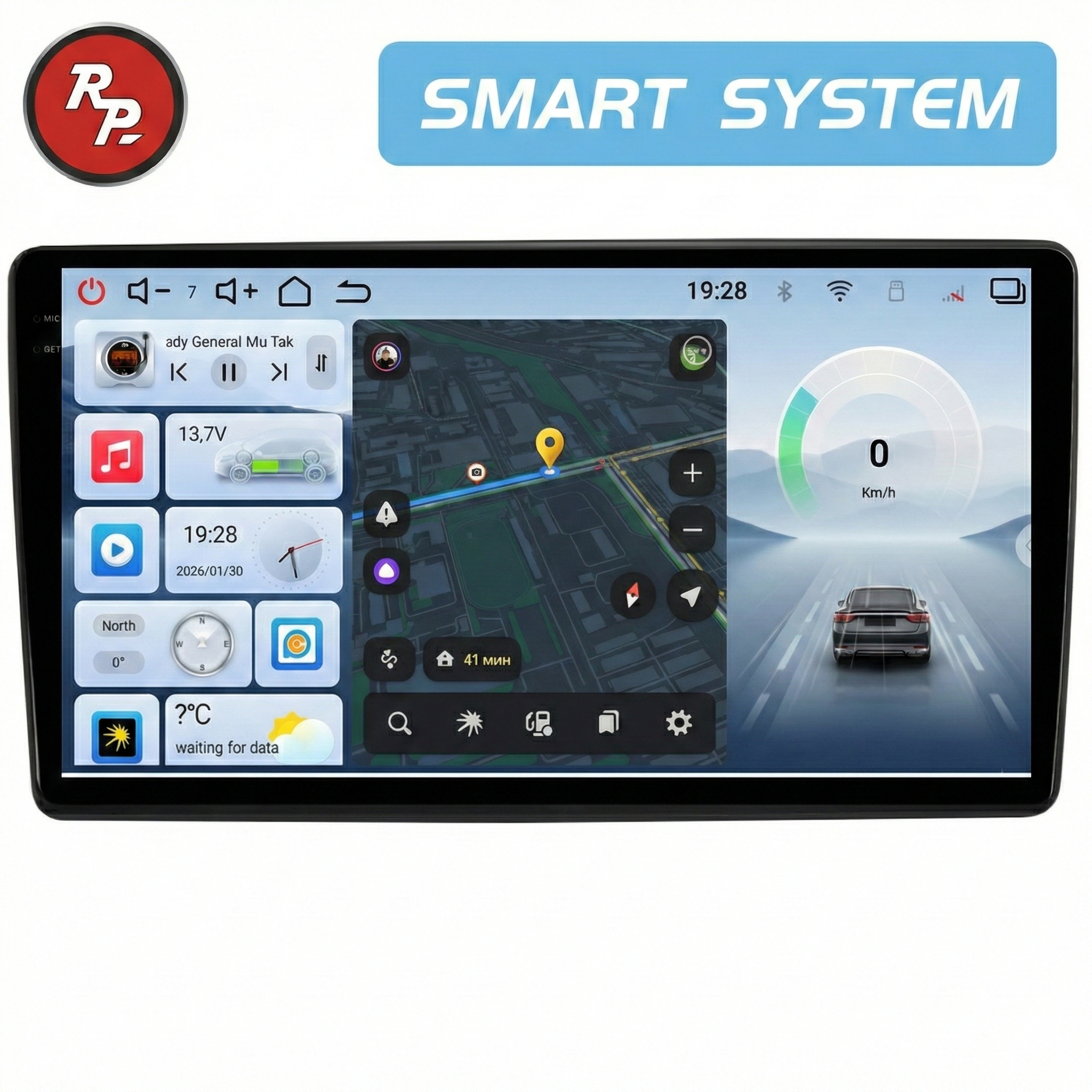 Автомагнитола RedPower 80354 для УАЗ Патриот 3-й рестайлинг (10.2016-н.в.)