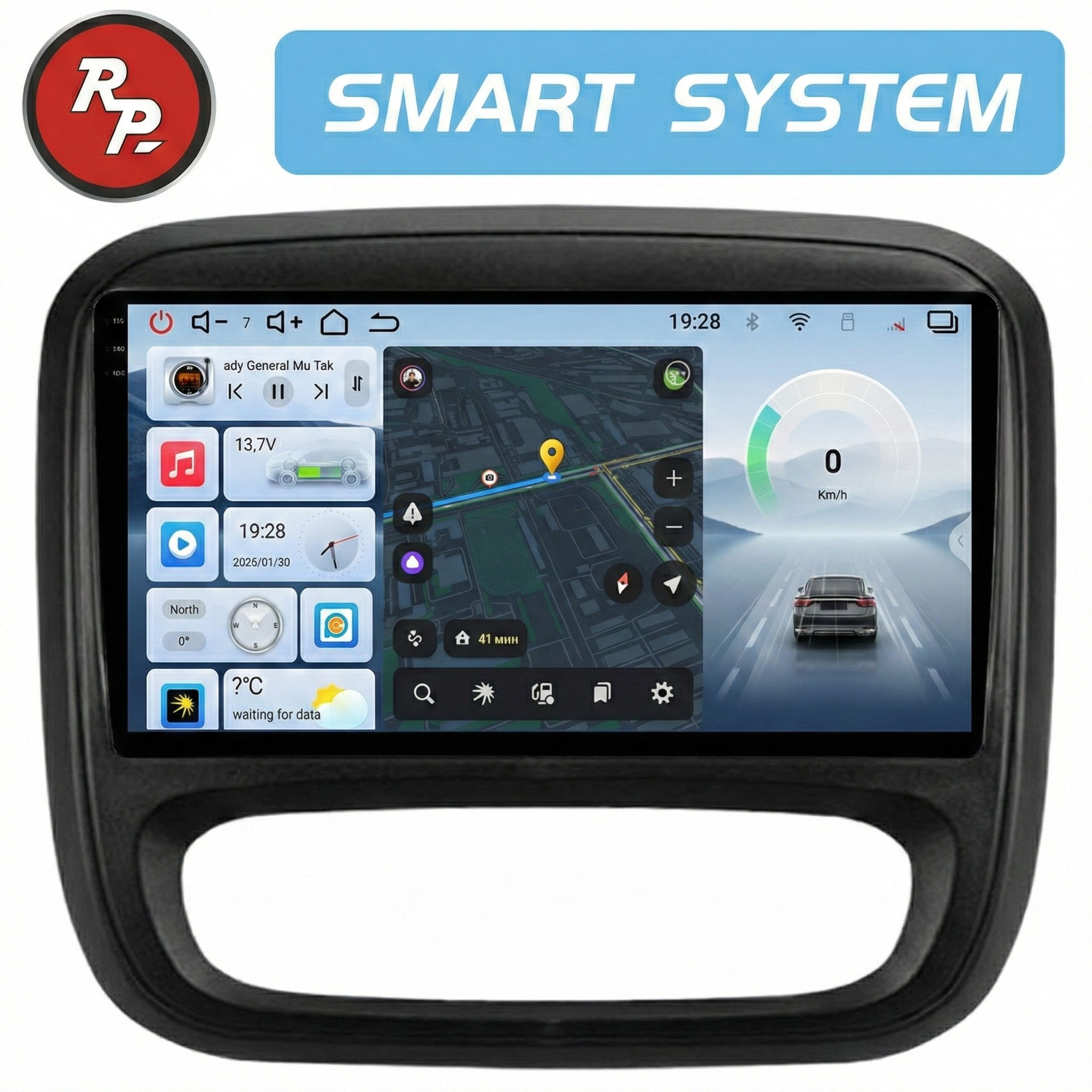 Автомагнитола RedPower 80374 для Renault Trafic 3-поколение (09.2014-06.2019), Opel Vivaro 2-поколение (08.2014-03.2019)