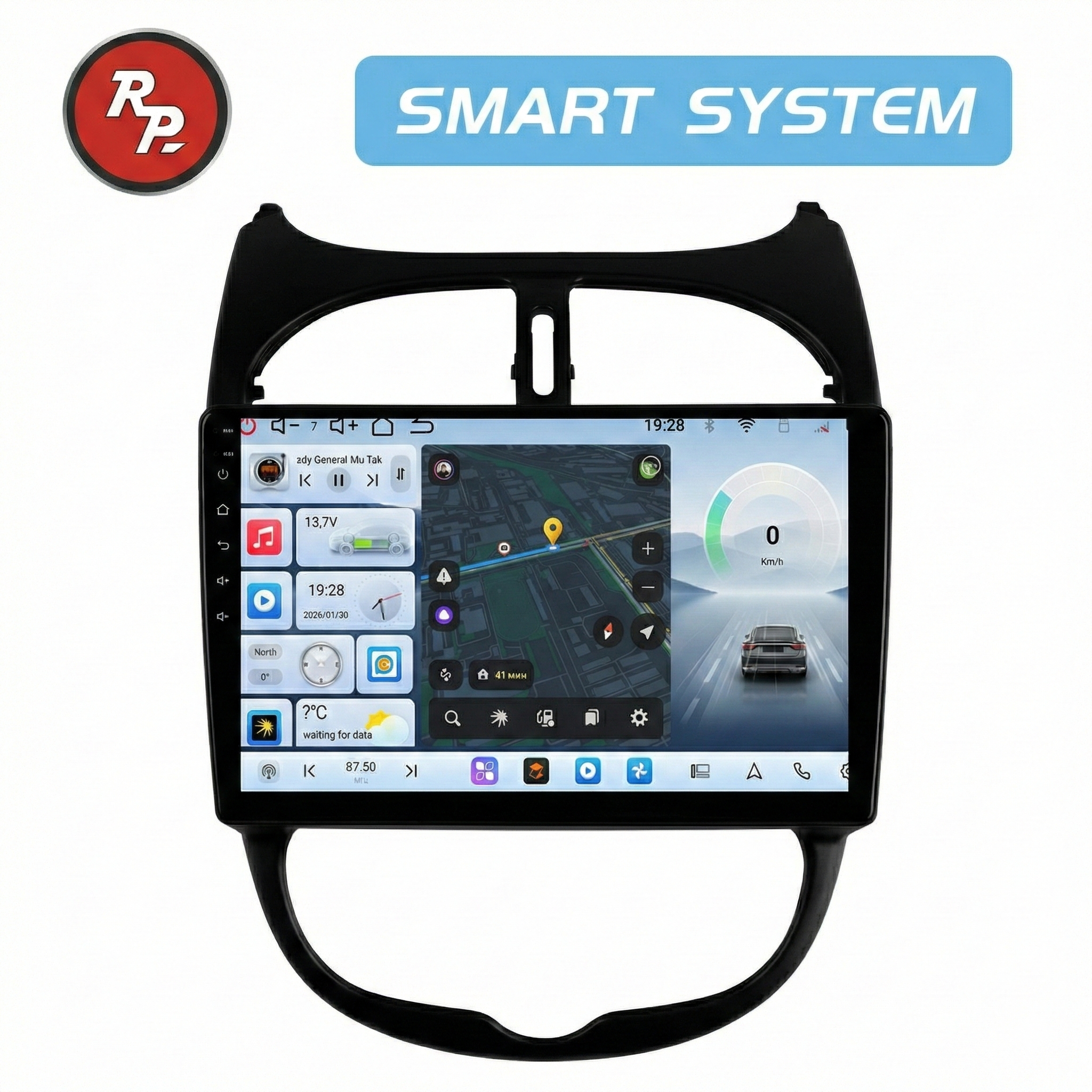 Автомагнитола RedPower 80409 для Peugeot 206 (1998-2012)