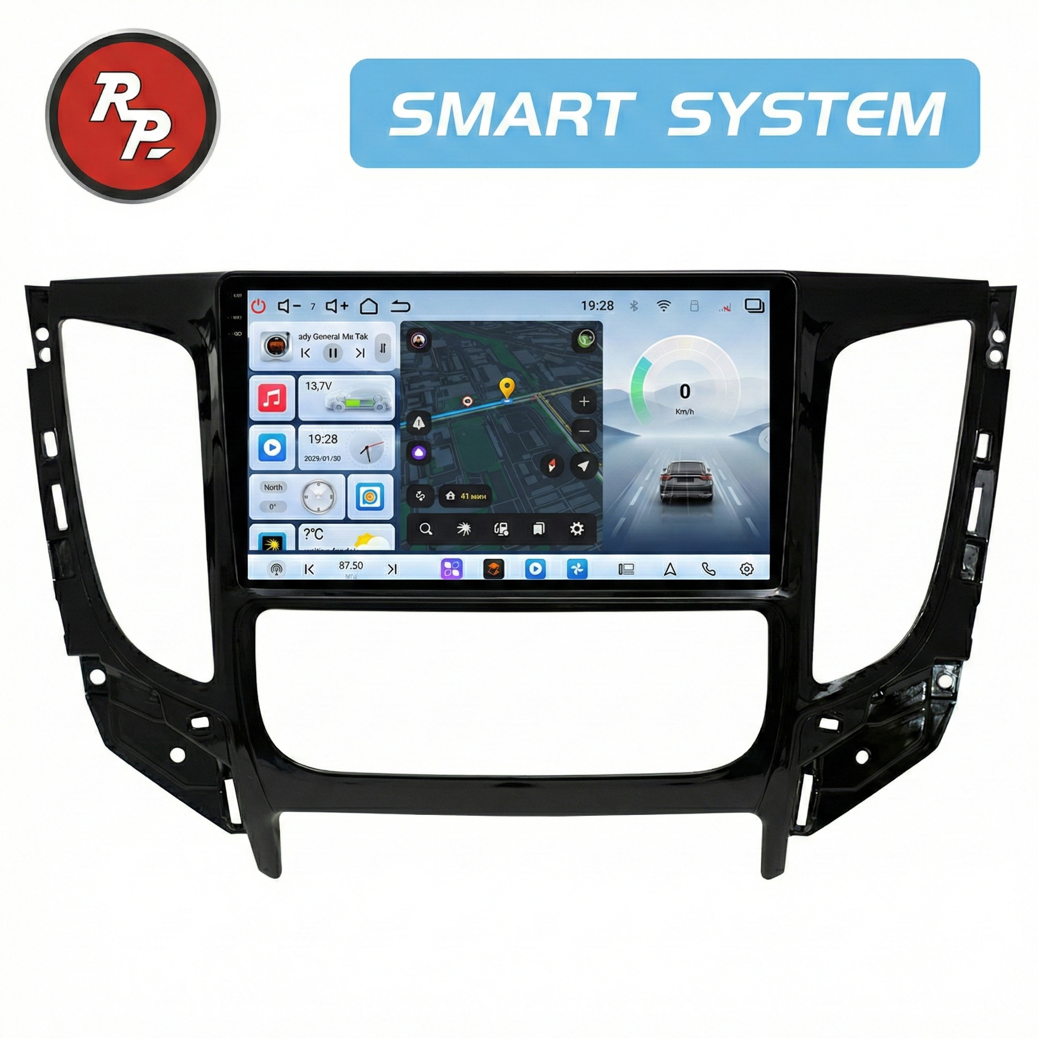 Автомагнитола RedPower 80424 для Mitsubishi Pajero Sport (07.2016-05.2021) МКП, L200 (2015-2019) с климат-контролем