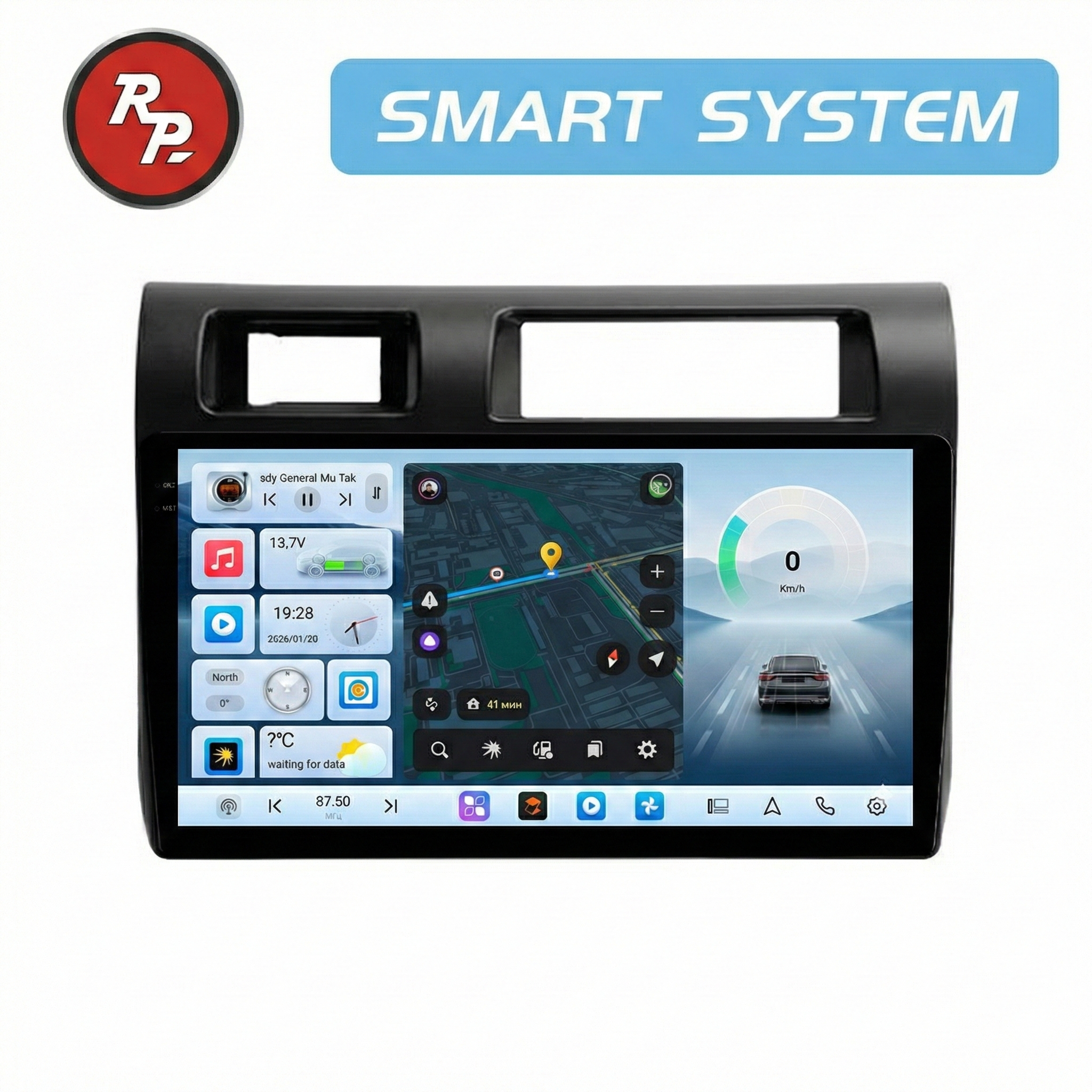 Автомагнитола RedPower 80470 для Toyota Land Cruiser J70 Рынок ОАЭ (01.2007-2023) 9.2 дюйма