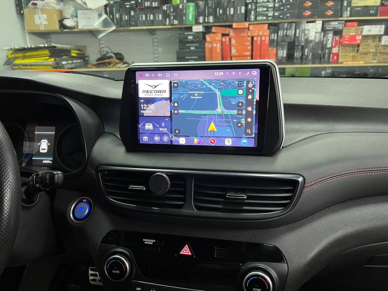 Установленная Автомагнитола RedPower 85247 для Hyundai Tucson 3-поколение рестайлинг (08.2018-06.2021)