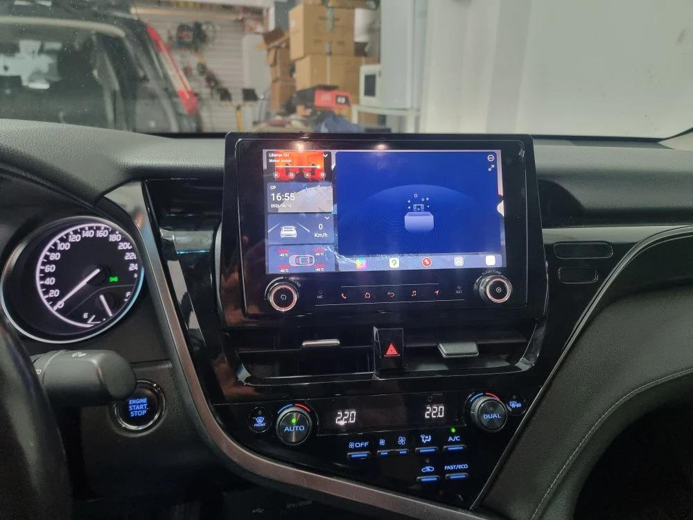 Установленная автомагнитола RedPower 85333PROmax для Toyota Camry XV70 9-поколение, рестайлинг (11.2020-н.в.) глянец