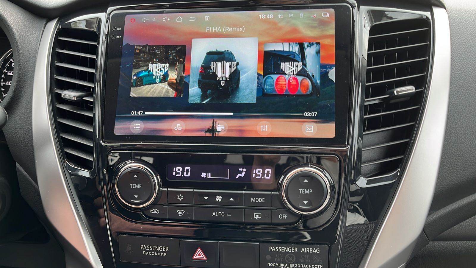 Установленная Автомагнитола RedPower 85423PROmax для Mitsubishi Pajero Sport 3-поколение (07.2016-05.2021) с АКПП Установленная Автомагнитола RedPower 85423PROmax для Mitsubishi Pajero Sport 3-поколение (07.2016-05.2021) с АКПП