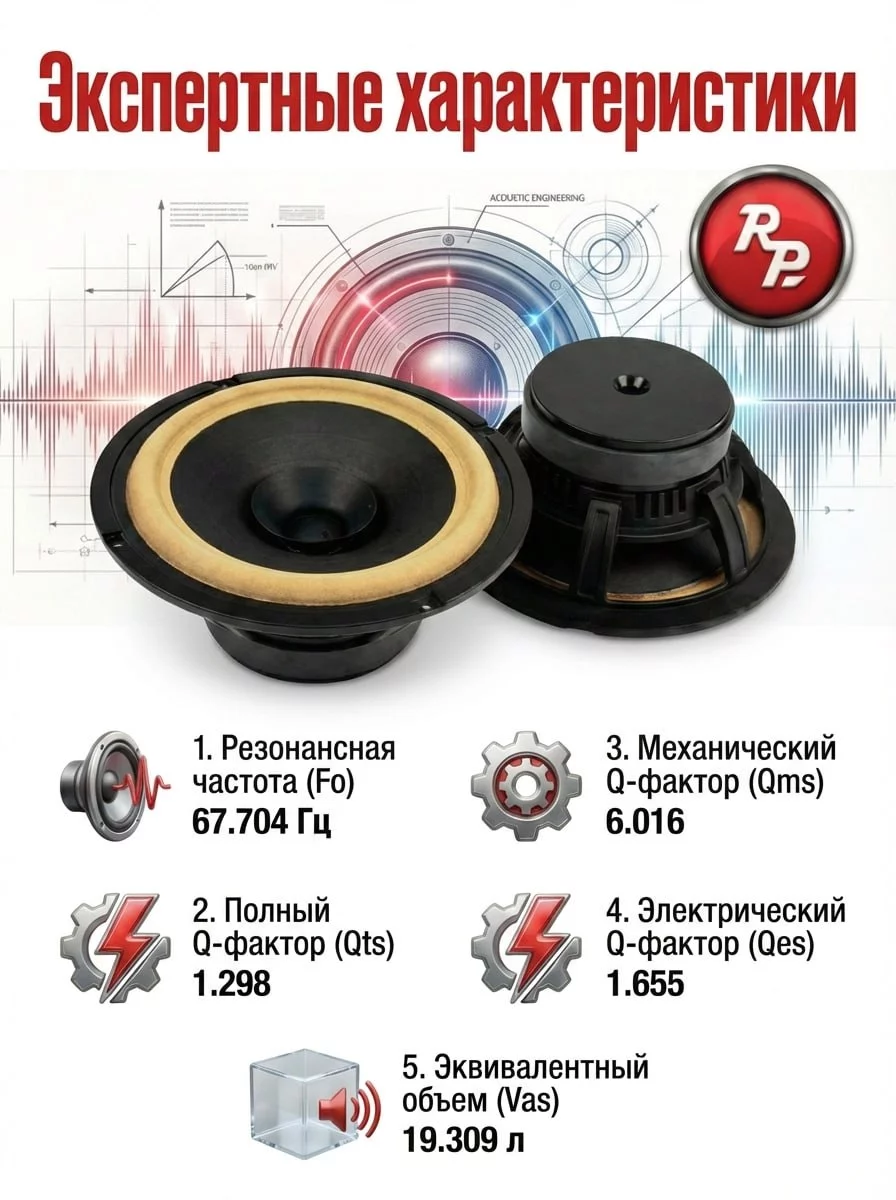 Широкополосные динамики RedPower BF6 (6.5') Широкополосные динамики RedPower BF6 (6.5')