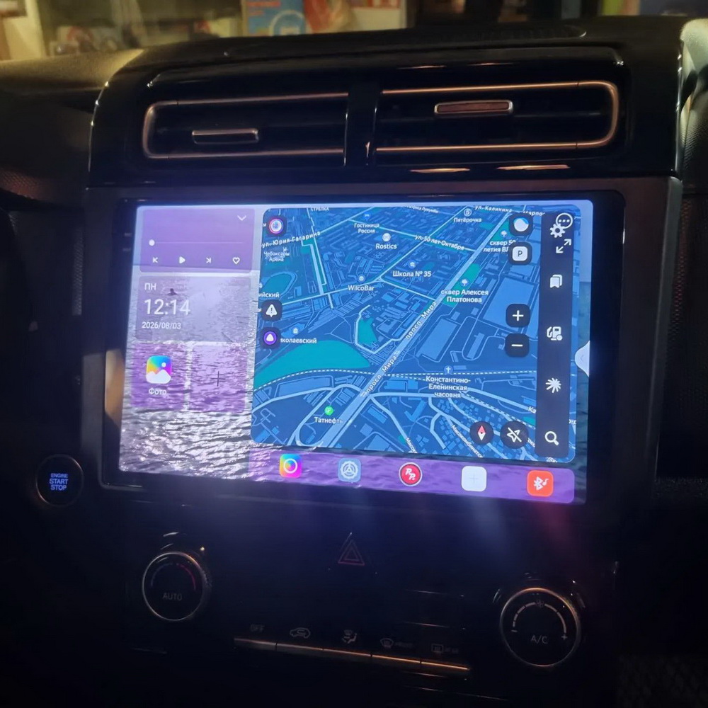 Установленная Автомагнитола RedPower 85125PRO для Hyundai Creta 2-поколение (03.2020-н.в.), Solaris HC (2024+) Установленная Автомагнитола RedPower 85125PRO для Hyundai Creta 2-поколение (03.2020-н.в.), Solaris HC (2024+)