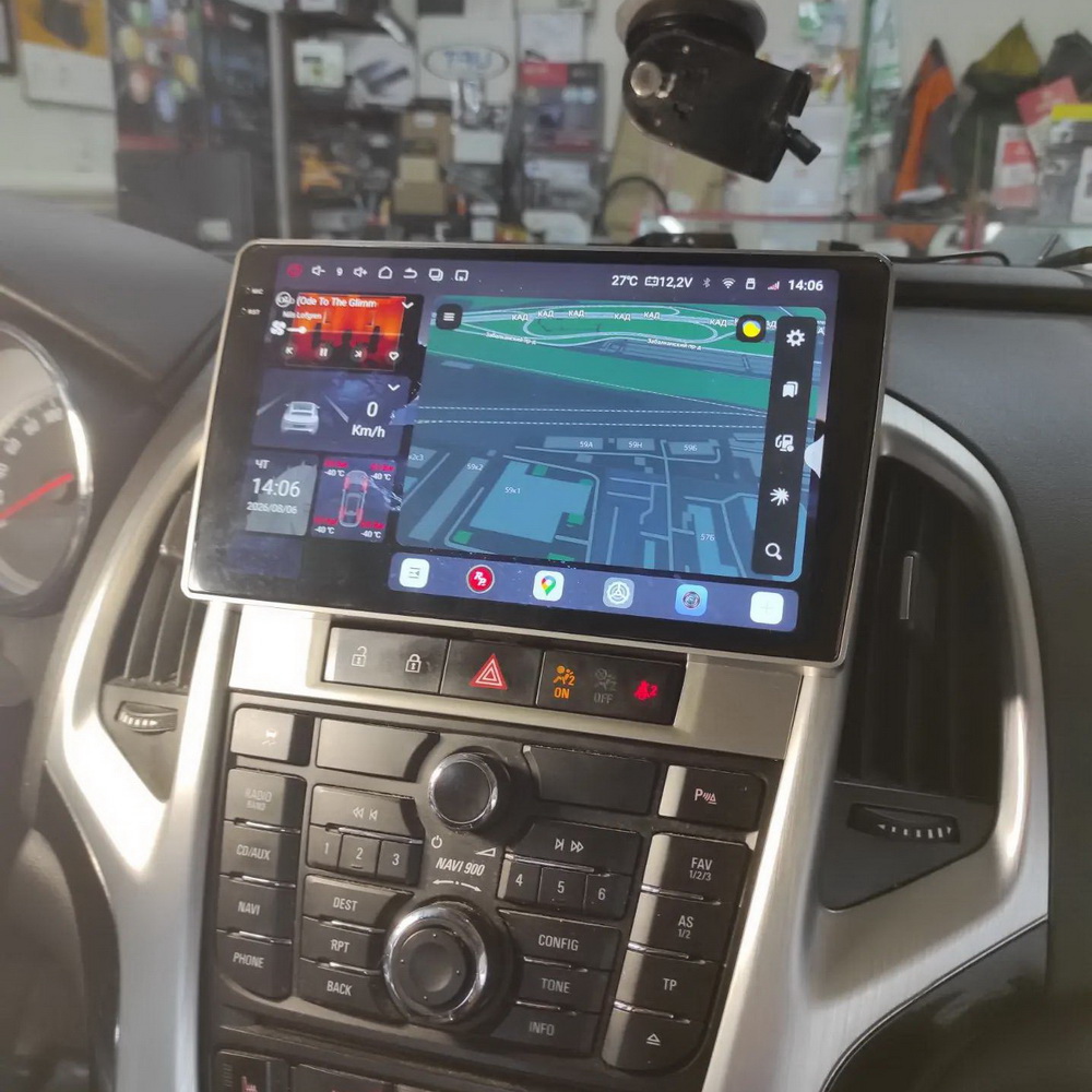 Установленная Автомагнитола RedPower 85349PROmax для Opel Astra J (2009-2018)