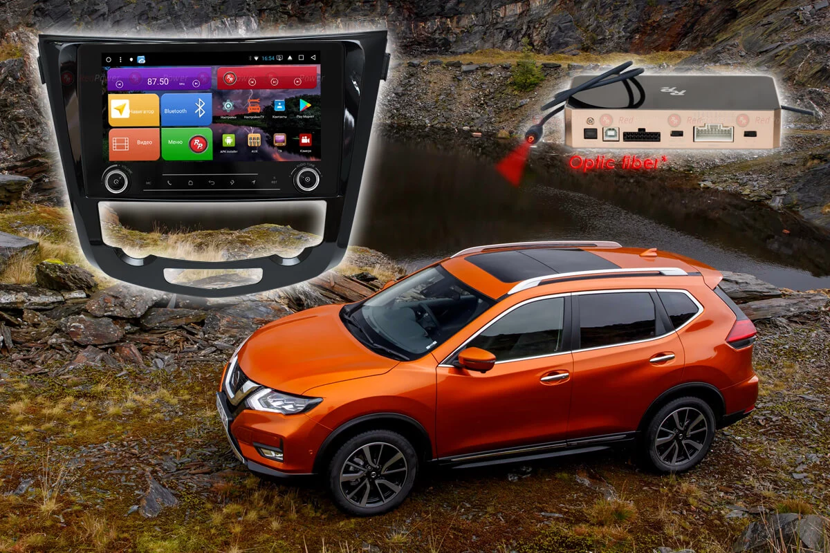 Штатное головное устройство Nissan qashqai, X-trail автомагнитола Redpower K 51301 R IPS DSP android