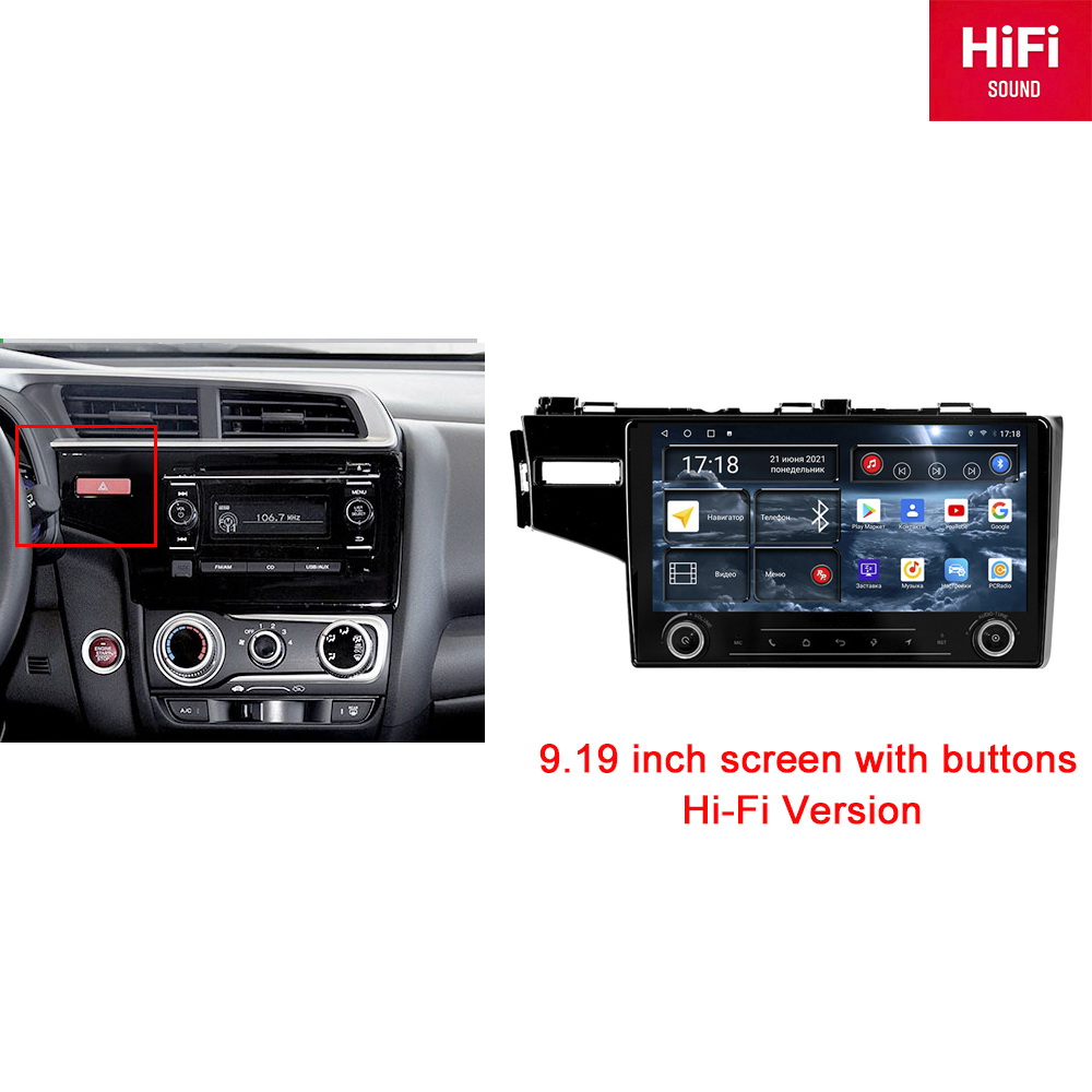 Автомагнитола RedPower K75236 Hi-Fi для Honda Jazz (09.2015-08.2017), Fit (01.2014-06.2017)