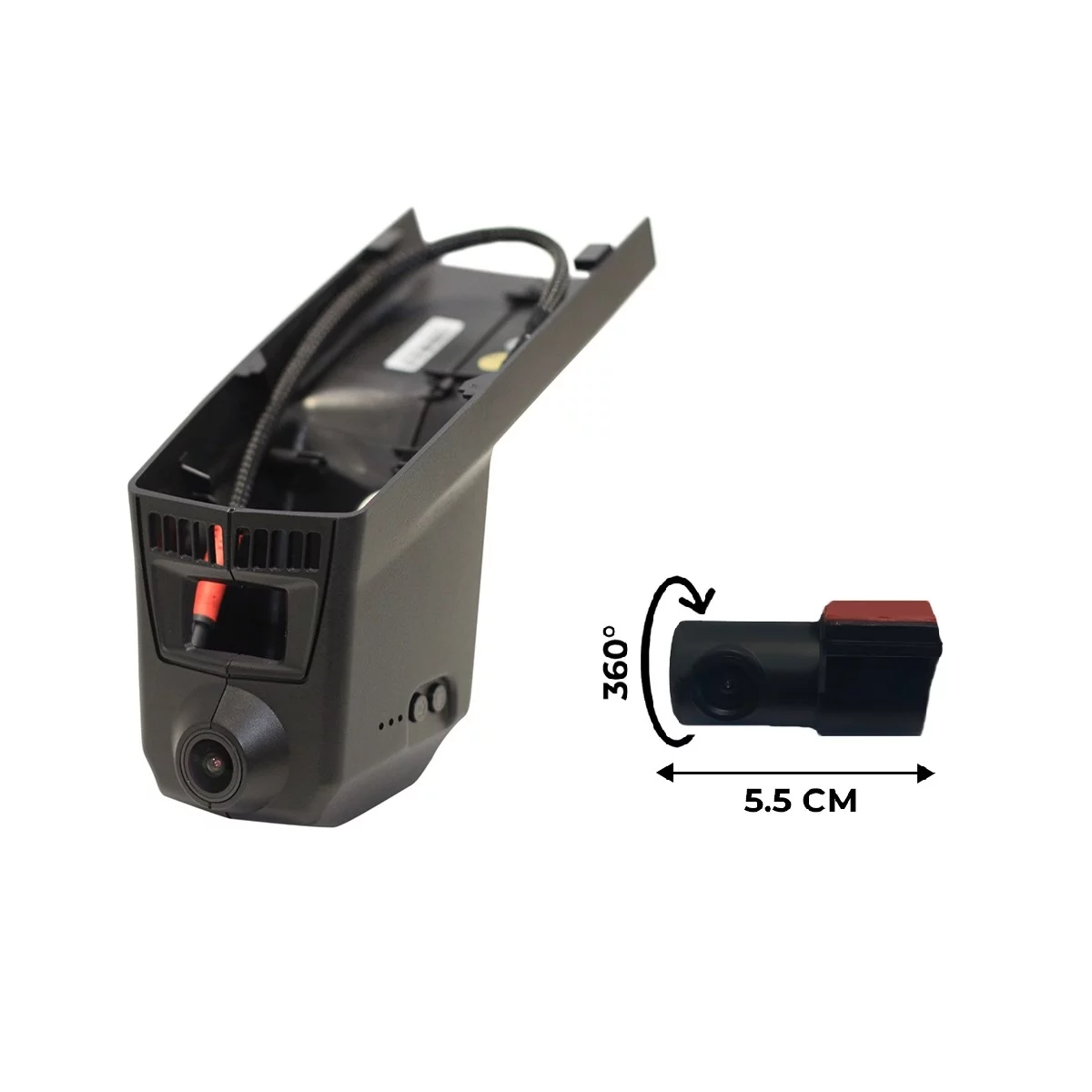 Штатный двухканальный видеорегистратор RedPower DVR-BMW6-G DUAL BMW F-серии (2011+) с ассистентом ближнего/дальнего света