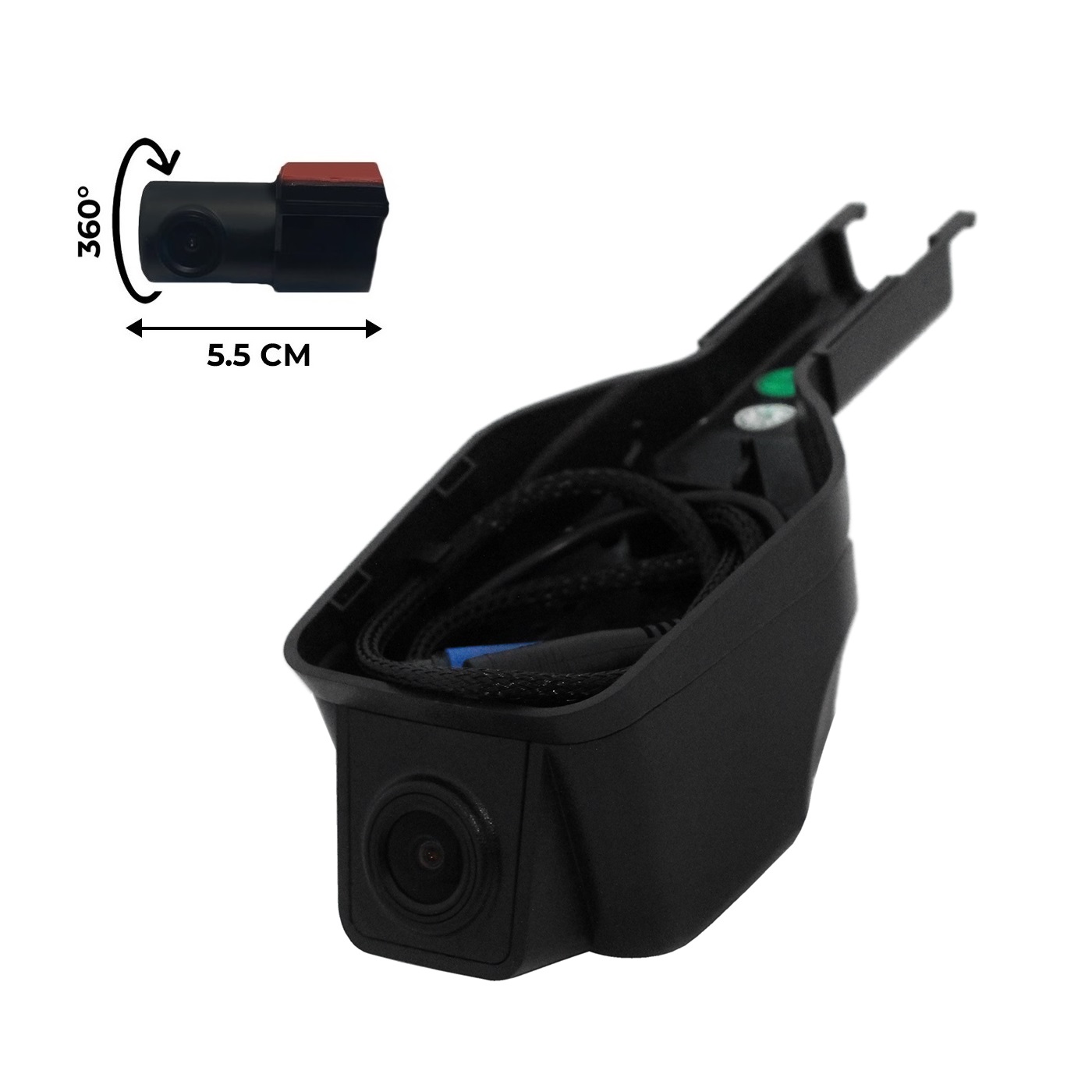 Штатный видеорегистратор RedPower DVR-CT3-G DUAL для Chery, Exeed, Omoda, Kaiyi с датчиком света (короб слева от зеркала) Штатный видеорегистратор RedPower DVR-CT3-G DUAL для Chery, Exeed, Omoda, Kaiyi с датчиком света (короб слева от зеркала)