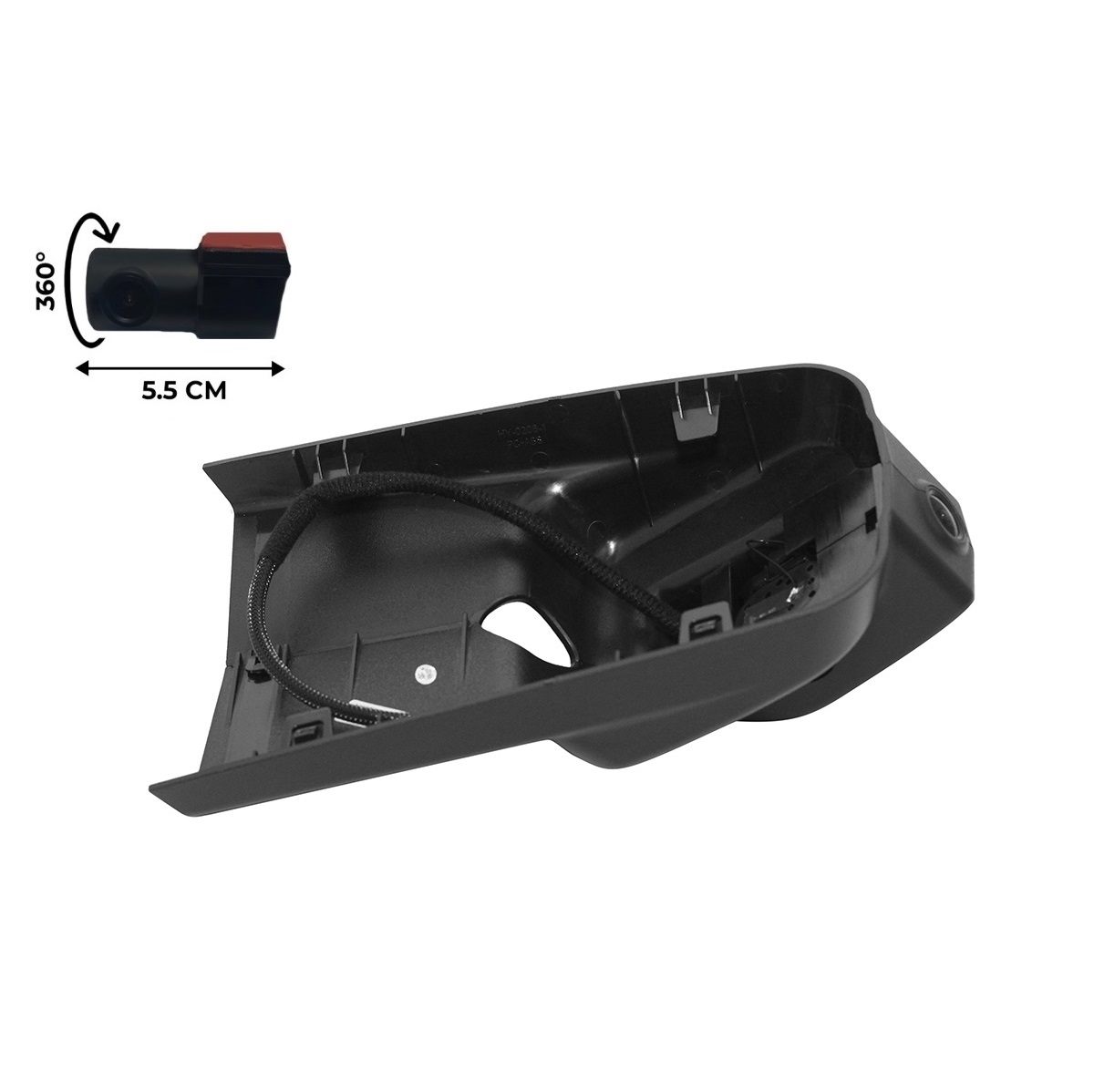 Штатный двухканальный видеорегистратор RedPower DVR-GL-G DUAL для Geely Atlas Штатный двухканальный видеорегистратор RedPower DVR-GL-G DUAL для Geely Atlas