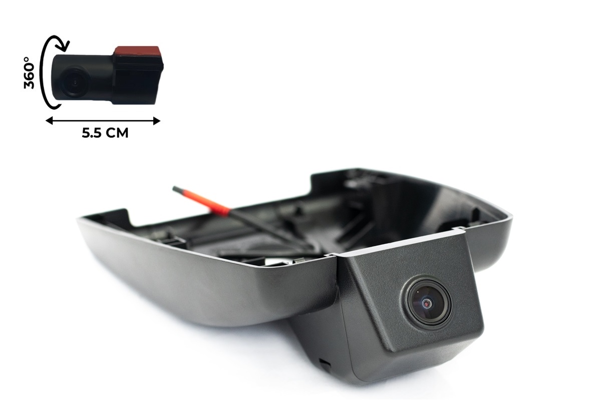 Штатный двухканальный видеорегистратор RedPower DVR-TOY7-G DUAL для Toyota RAV4 с системой следования по полосам (2018+)