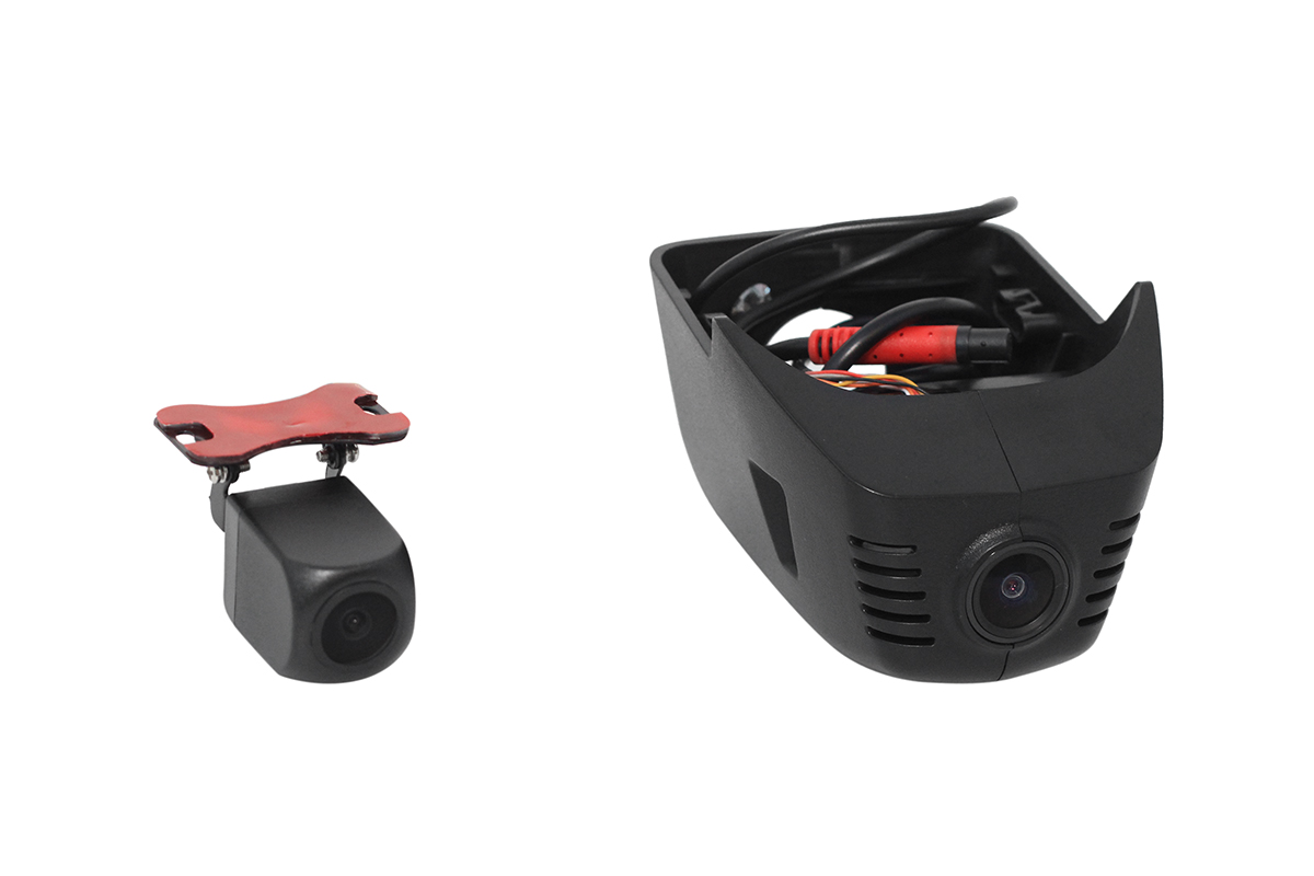 Двухканальный видеорегистратор RedPower DVR-VAG8-G DUAL черный для Volkswagen и Skoda 
