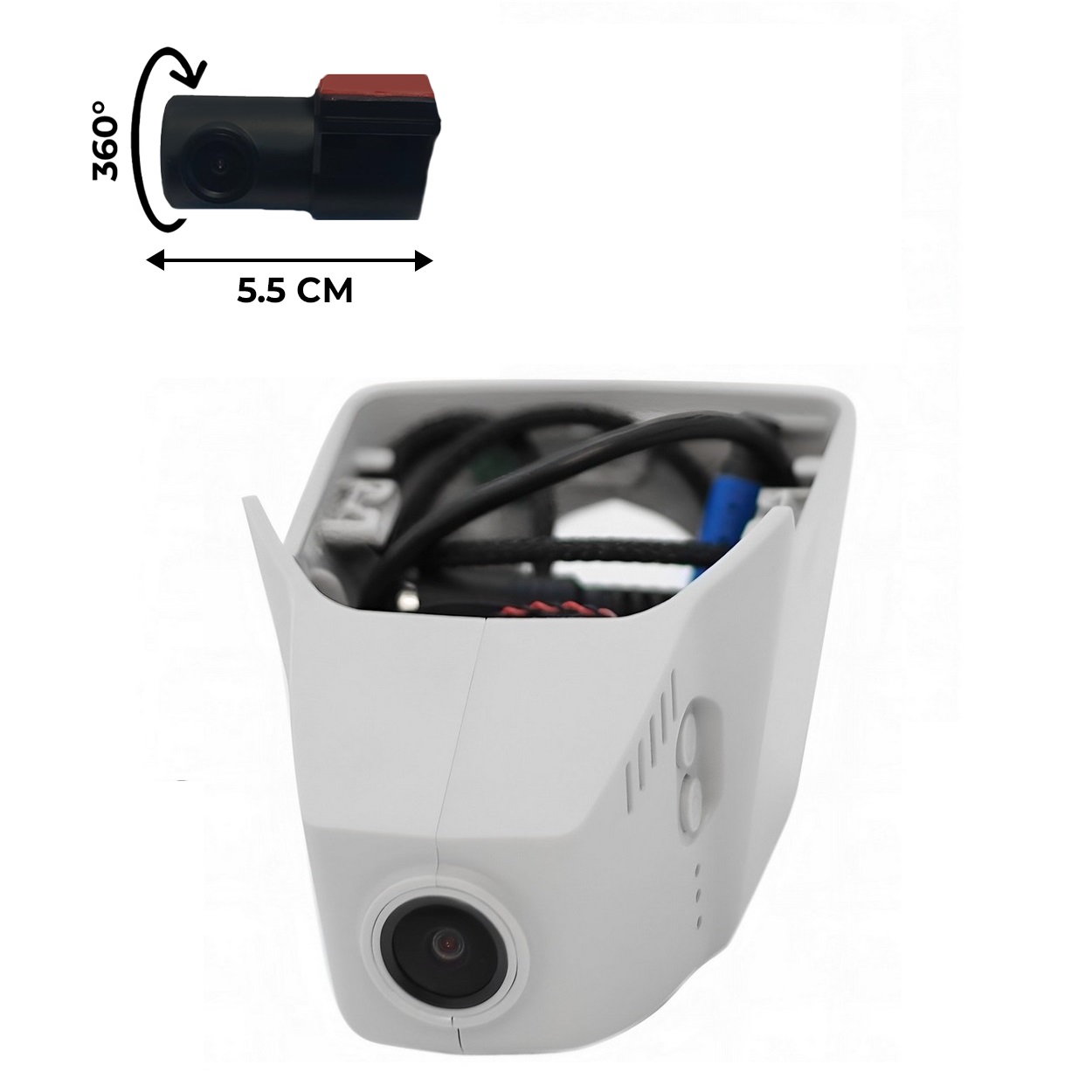 Штатный двухканальный видеорегистратор RedPower DVR-VAG9-G DUAL серый для Volkswagen с штатной системой следования по полосам Штатный двухканальный видеорегистратор RedPower DVR-VAG9-G DUAL серый для Volkswagen с штатной системой следования по полосам