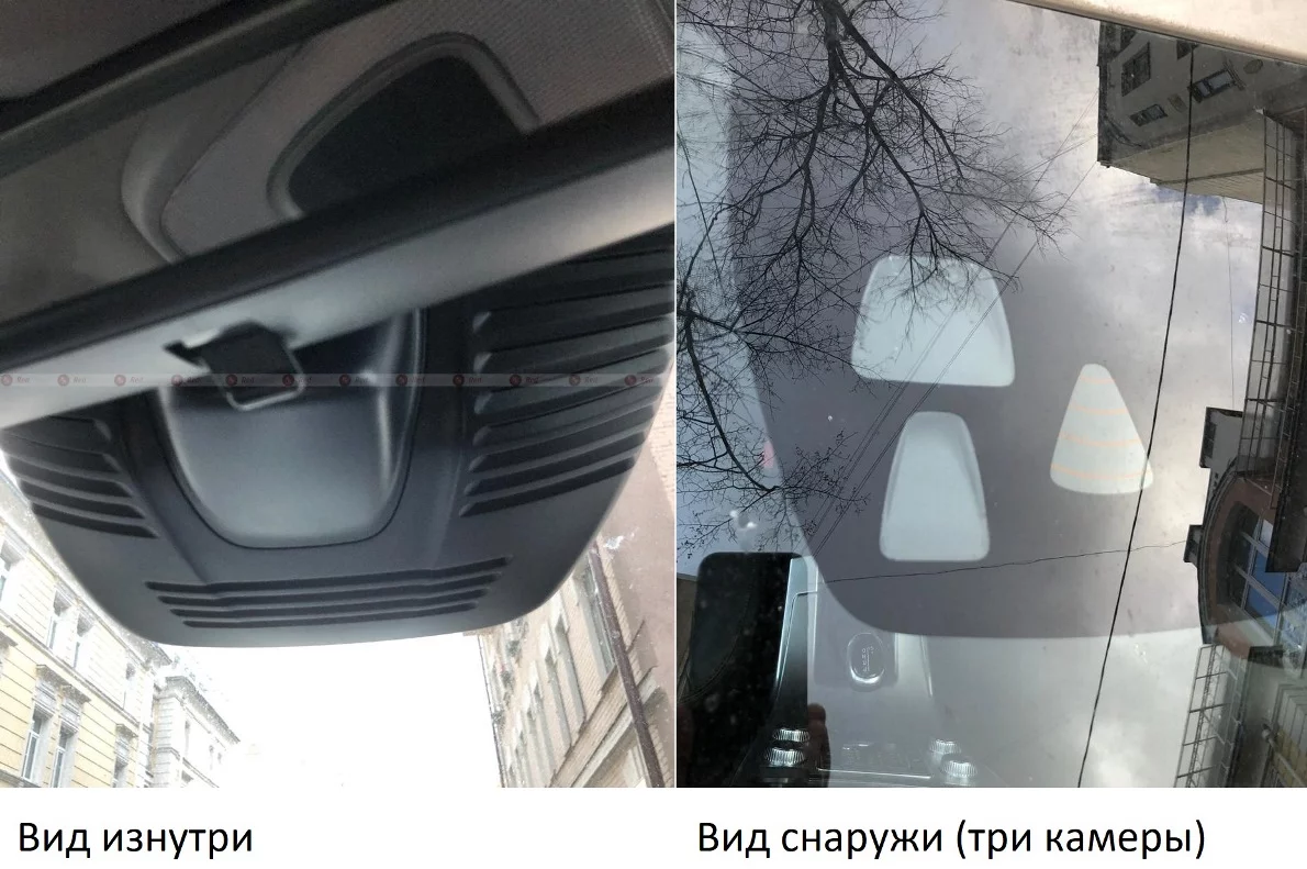 Установленный видеорегистратор RedPower