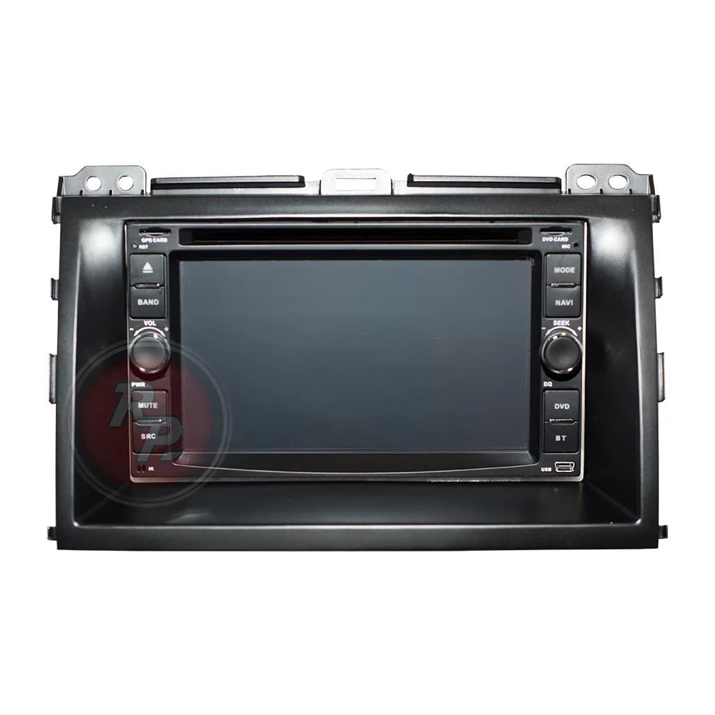 Переходная рамка RP20 с автомагнитолой RedPower для Land Cruiser Prado 120