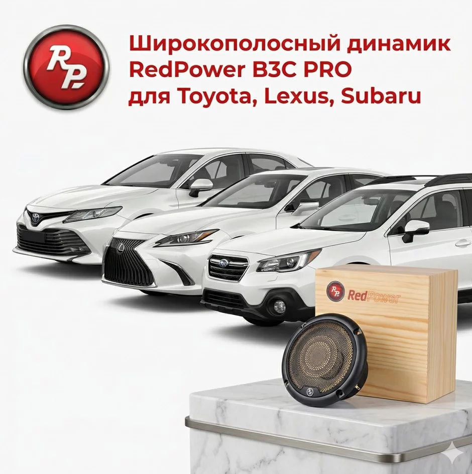 СЧ+ВЧ динамик RedPower B3C широкополосный СЧ+ВЧ динамик RedPower B3C широкополосный